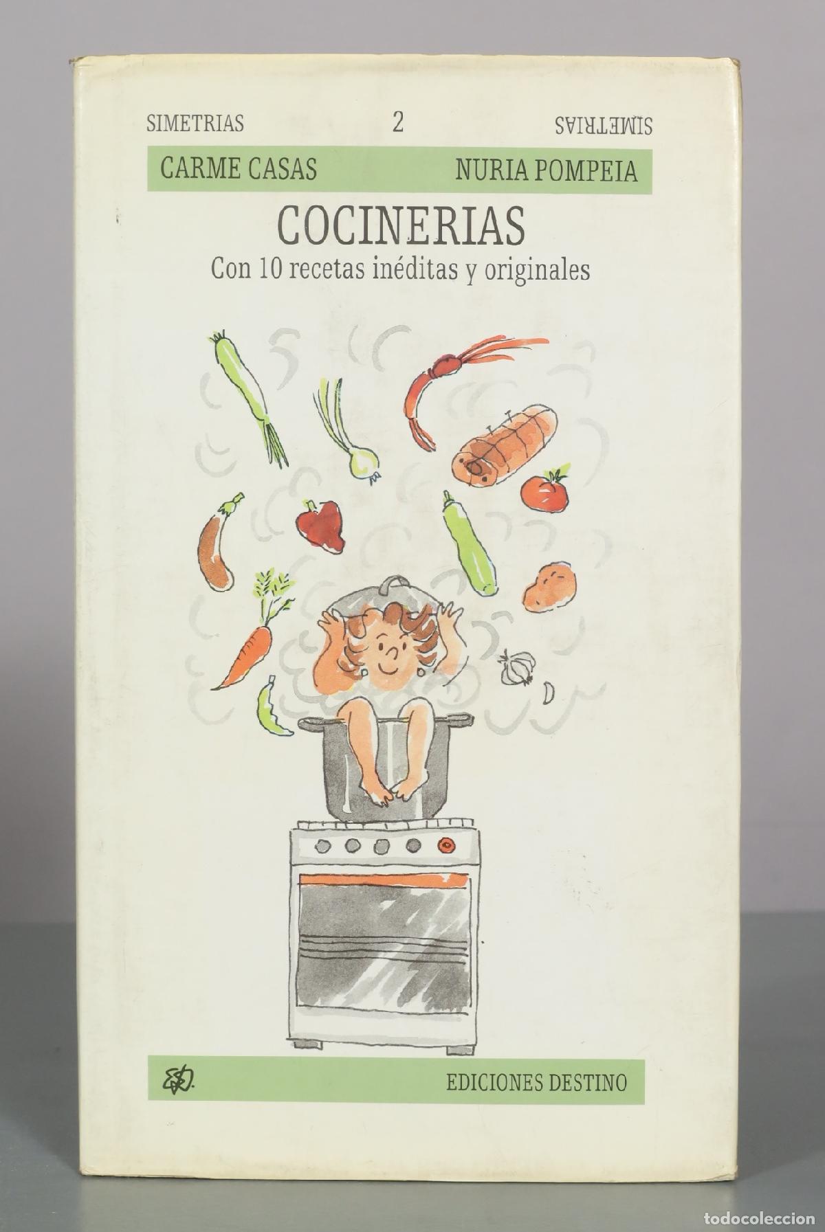 Libros de segunda mano: Cociner&iacute;as - Con 10 recetas in&eacute;ditas y originales - Carme Casas, Nuria Pompeia, Ignasi Riera, Joma -