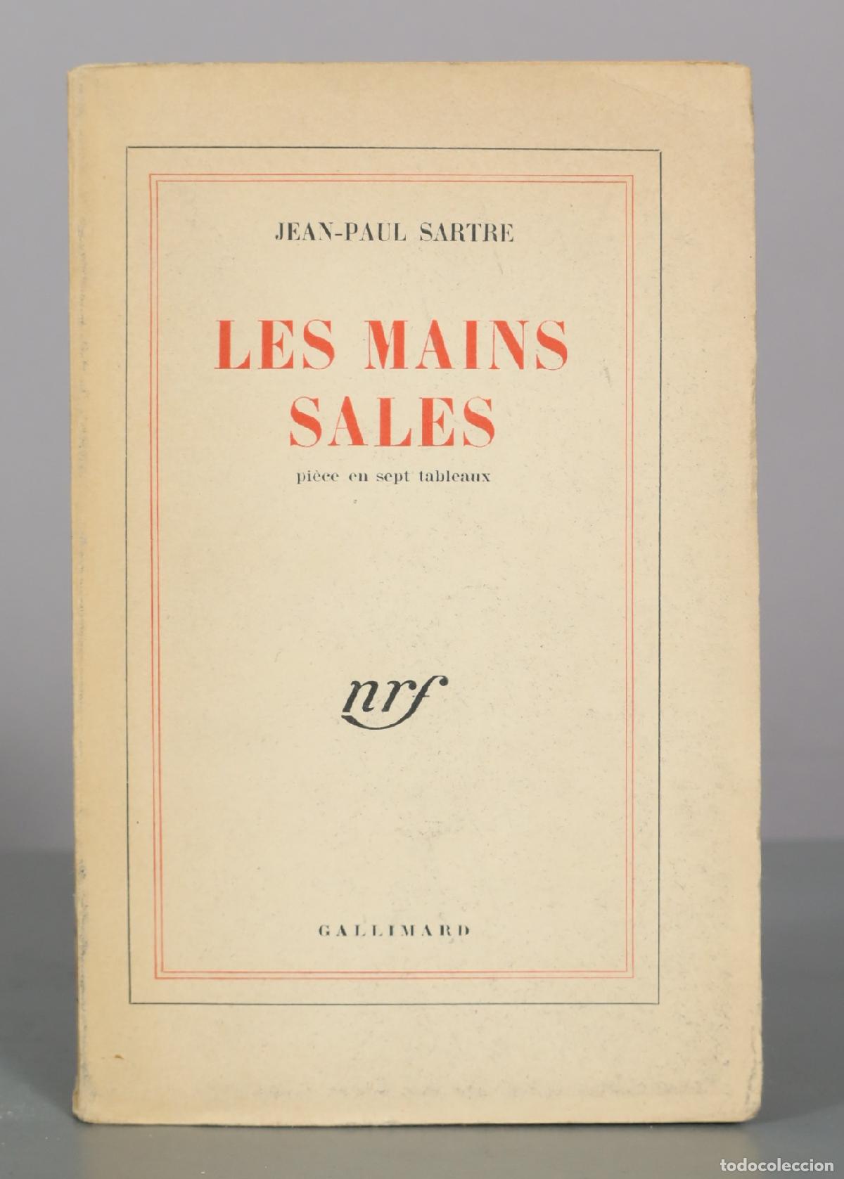 Libros de segunda mano: Les Mains sales - Jean-Paul Sartre - Gallimard