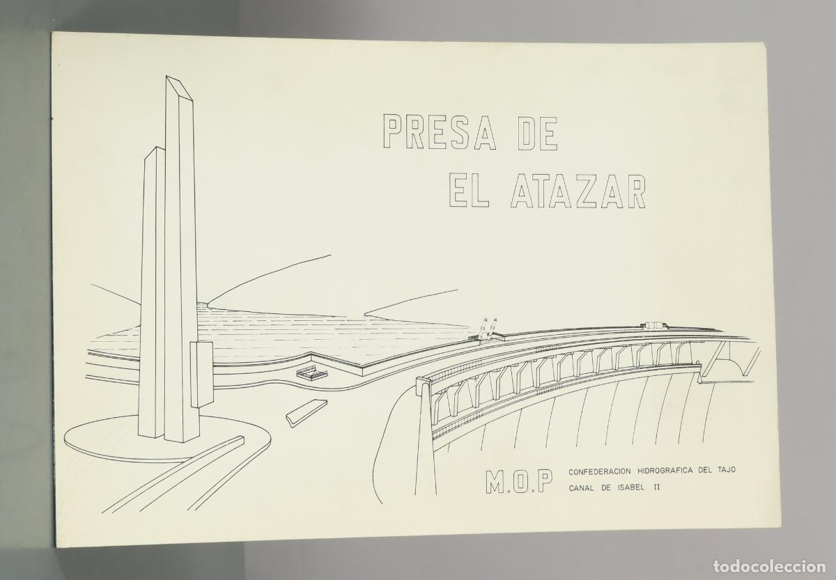 Libros de segunda mano: Presa de El Atazar - M.O.P. Confederaci&oacute;n Hidrogr&aacute;fica del Tajo, Canal de Isabel II