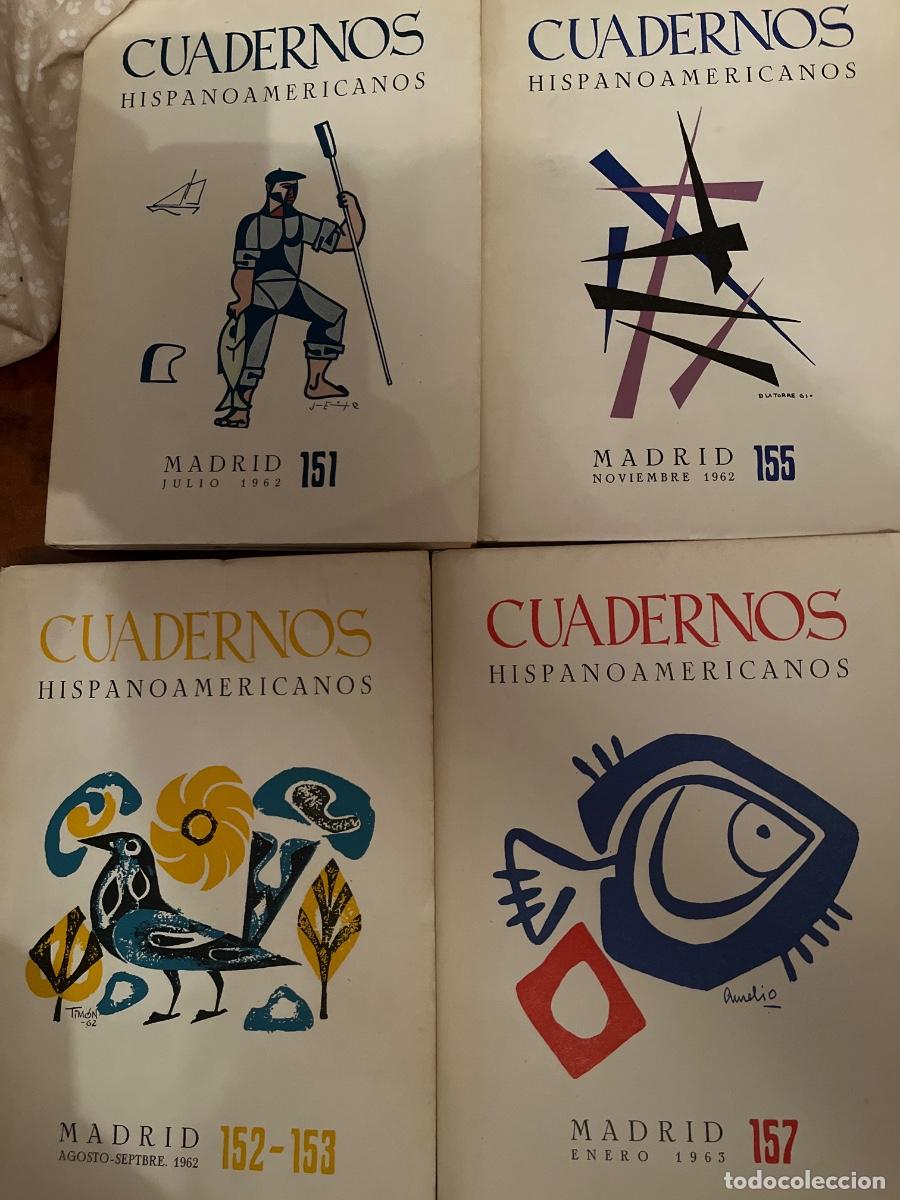 Libros de segunda mano: Cuadernos hispanoamericanos, n. 151, 152/53, 155, 157, 158, 160, 166 y 167, a&ntilde;os 1962-63