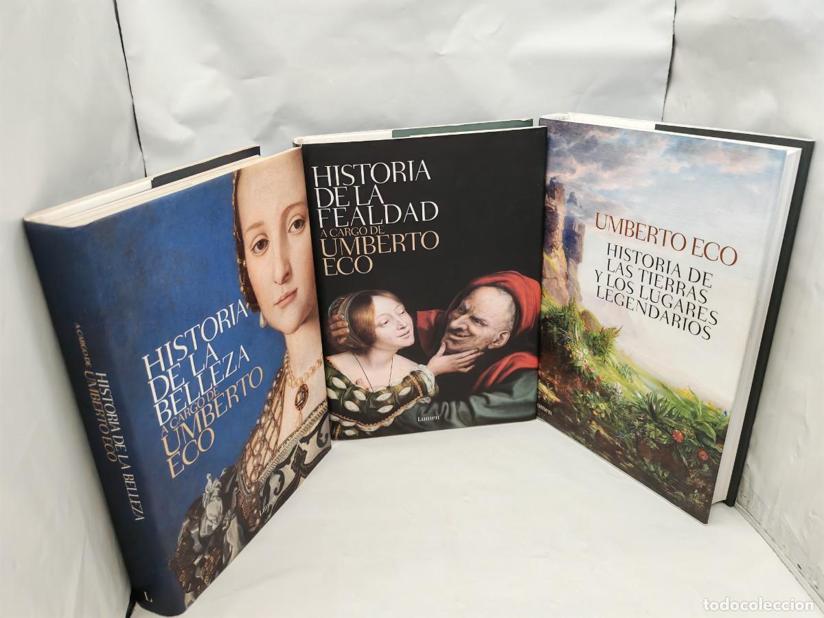 Second hand books: PACK Trilog&iacute;a de ensayos ilustrados de Umberto Eco (HISTORIA BELLEZA/ FEALDAD/ TIERRAS Y LUGARES)
