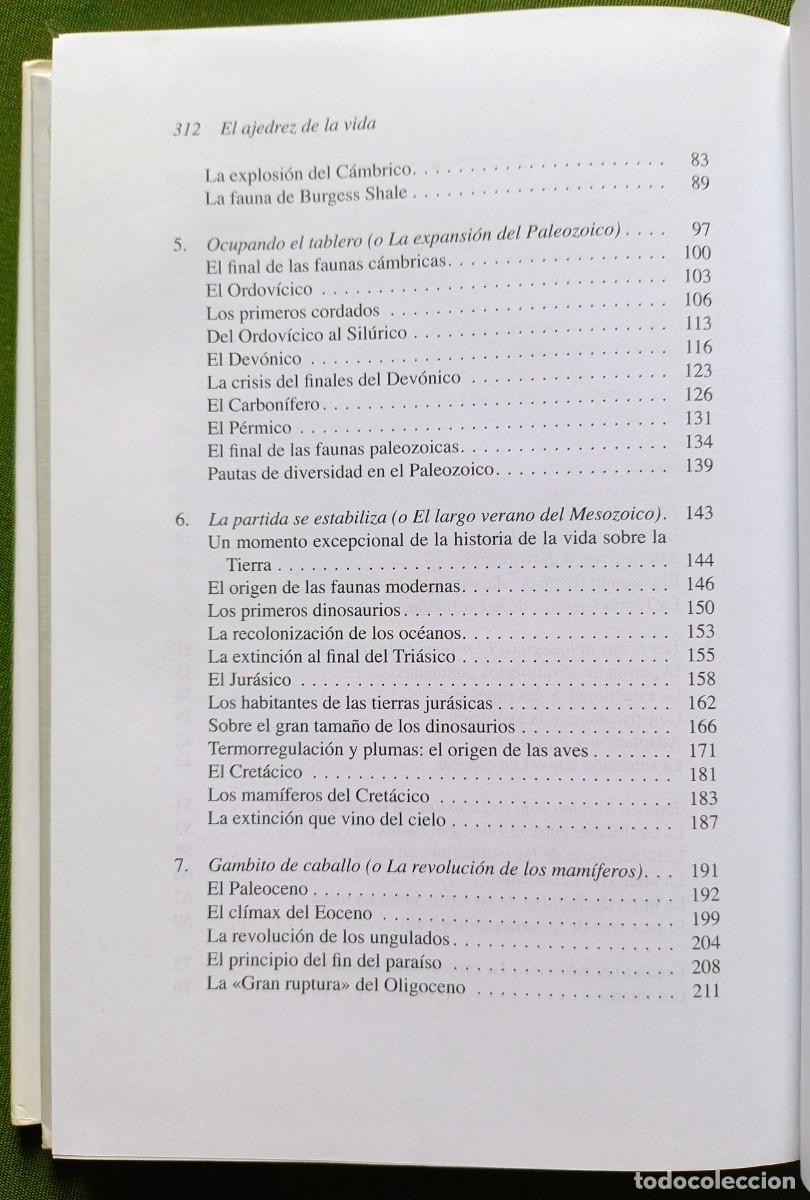 Libros de segunda mano: EL AJEDREZ DE LA VIDA - UNA REFLEXI&Oacute;N SOBRE LA IDEA DE PROGRESO EN LA EVOLUCI&Oacute;N - JORDI AGUST&Iacute;. - Foto 4