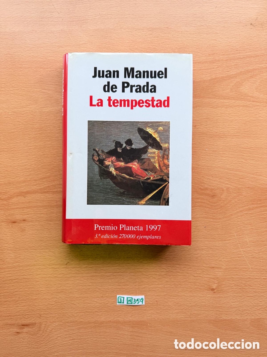 Libros de segunda mano: Libro Juan Manuel de parada la tempestad