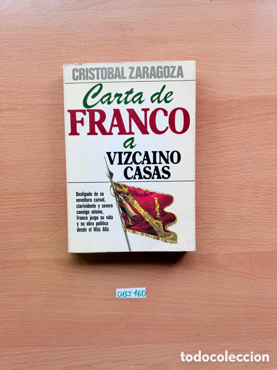 Libros de segunda mano: Libro carta de franco