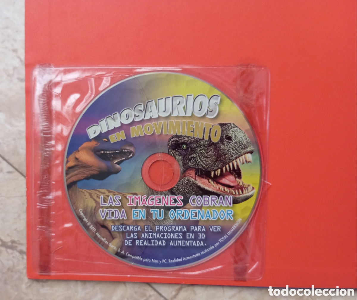 Libros de segunda mano: DINOSAURIOS EN MOVIMIENTO CON CD - Foto 2