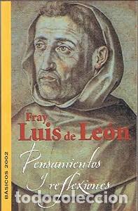 Libri di seconda mano: Fray Luis de Leon: Pensamientos y Reflexiones - Fray Luis de Leon - Consorcio Salamanca