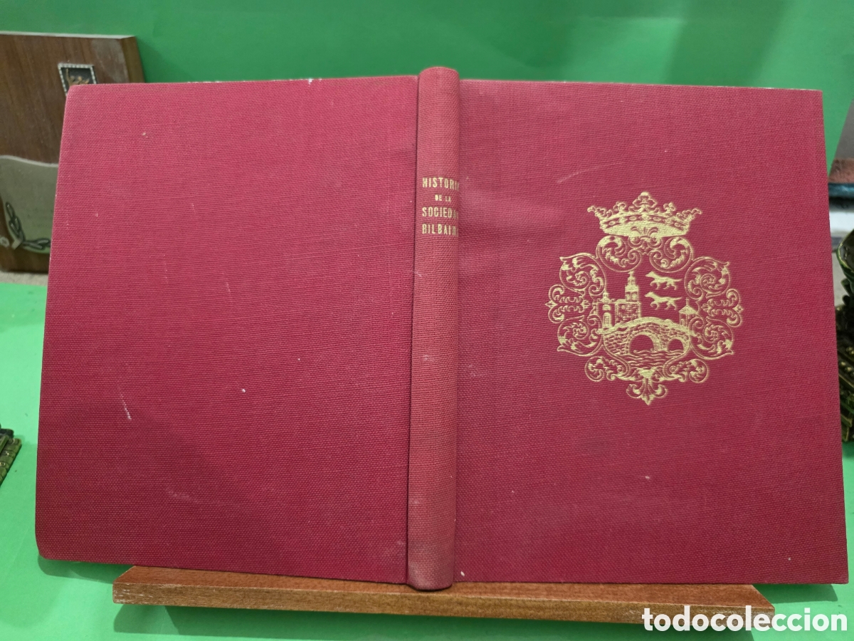 Libros de segunda mano: &rdquo;&rdquo;HISTORIA DE LA SOCIEDAD BILBAINA&rdquo;&rdquo;...EDICI&Oacute;N DE MANUEL LLANO GOROSTIZA...VV.AA...1965...