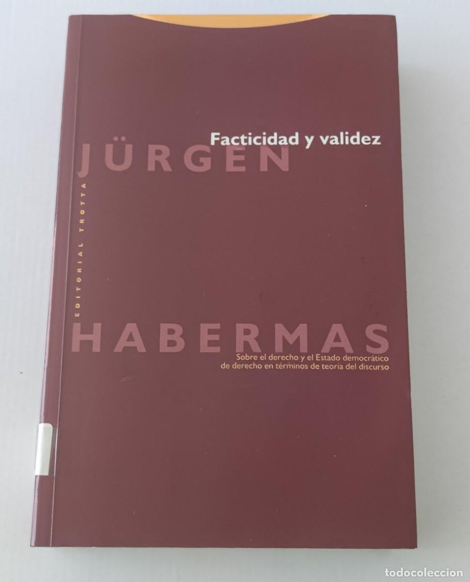 Libros de segunda mano: FACTICIDAD Y VALIDEZ - J&Uuml;RGEN HABERMAS - EDITORIAL TROTTA - FILOSOF&Iacute;A