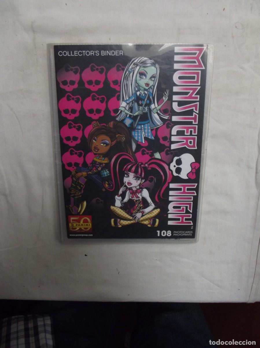 Libros de segunda mano: MONSTER HIGH ( CARPETA CON TARJETAS Y NO ESTA COMPLETO ))