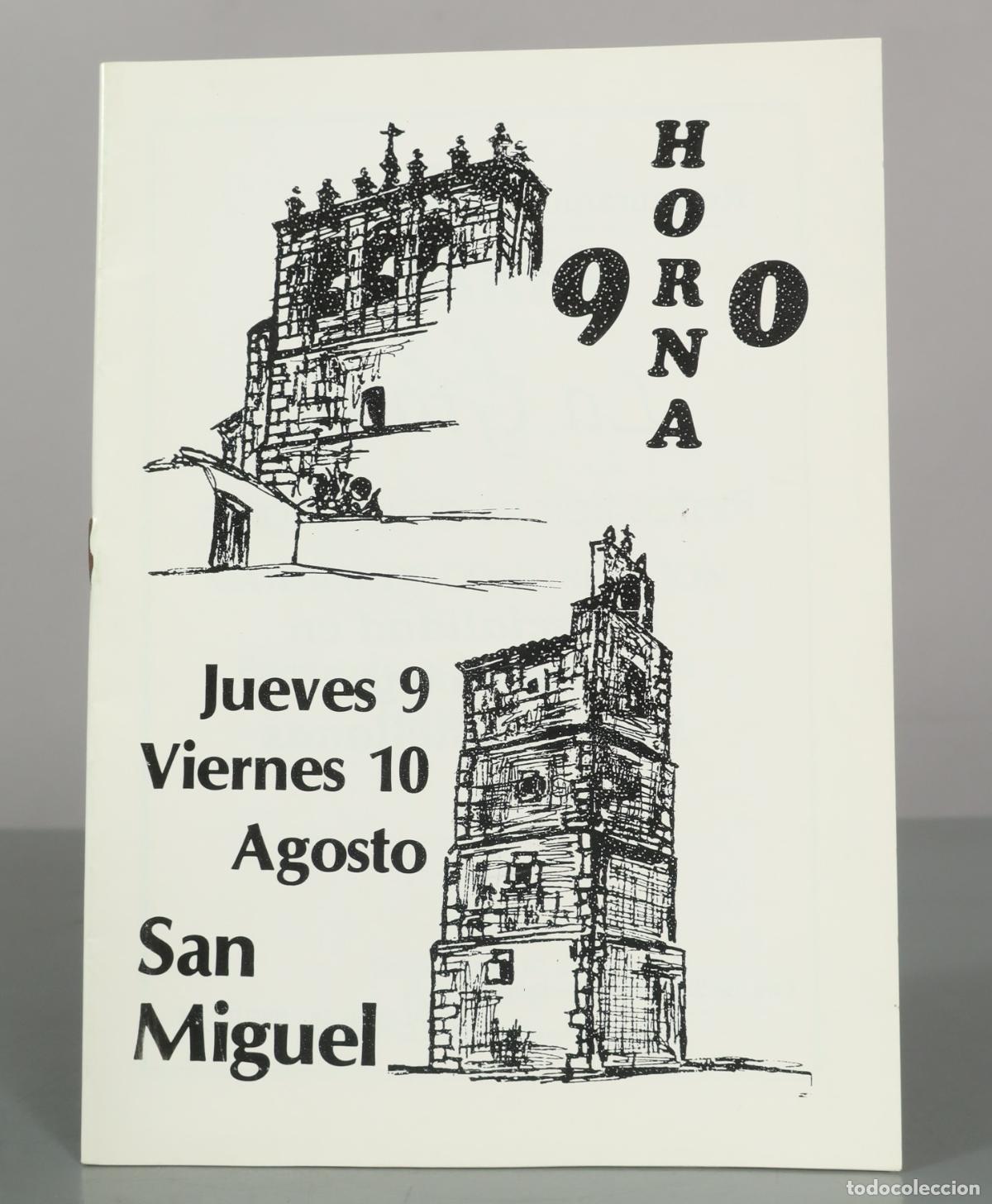 Libros de segunda mano: Fiestas de San Miguel - Horna - Programa de fiestas 1990
