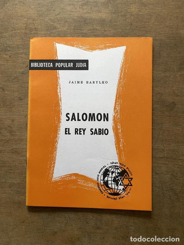 Libri di seconda mano: Salomon el Rey Sabio - Barylko Jaime