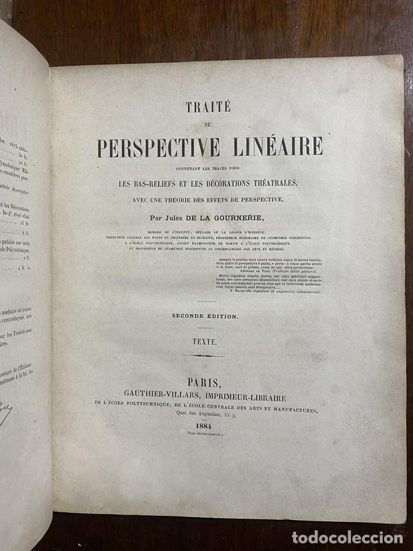 Libros de segunda mano: Traite de Perspective Lineaire - De La Gournerie Jules