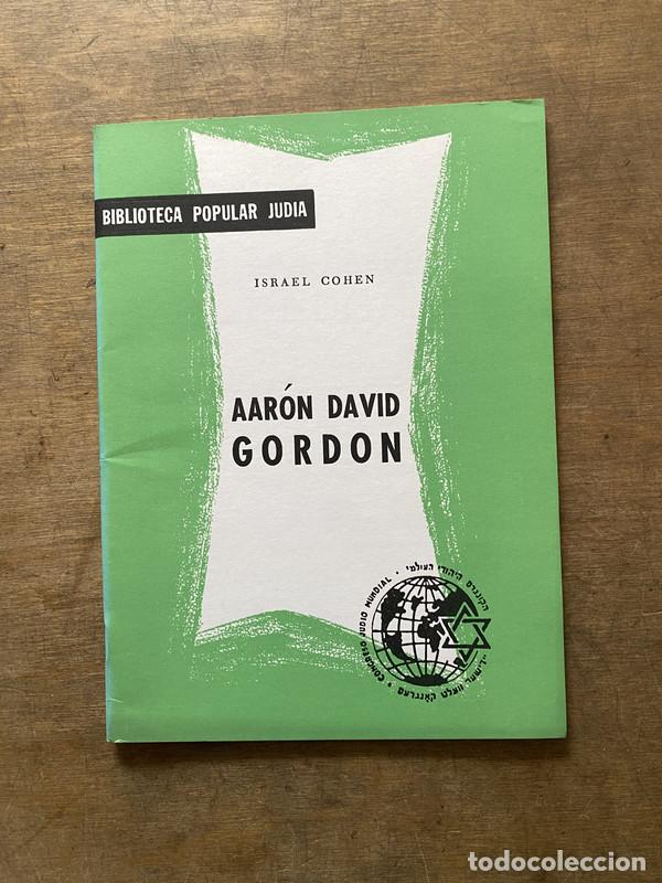 Livros em segunda m&atilde;o: Aaron David Gordon - Cohen Israel