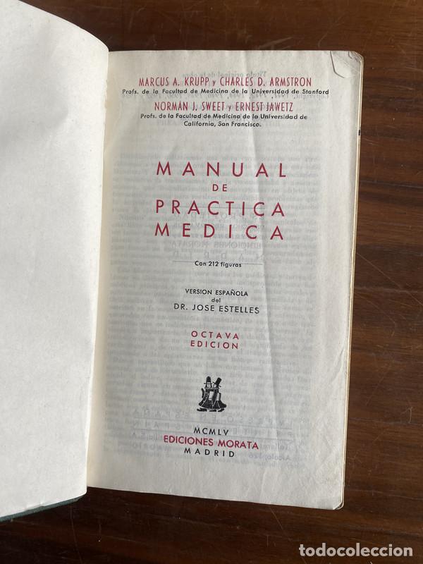 Libros de segunda mano: Manual de Practica Medica - Krupp Marcus A. / Armstrong Charles D. / Sweet Norman J. / Jawetz Ernest