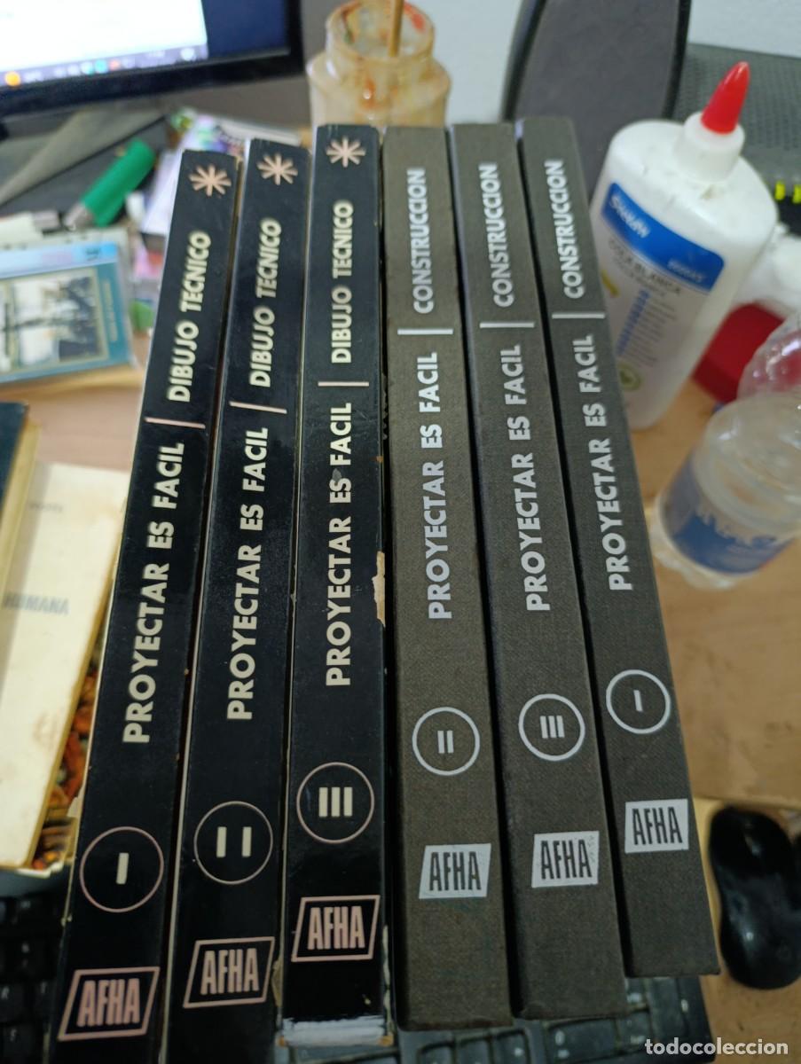 Libros de segunda mano: PROYECTAR ES FACIL DIBUJO TECNICO I ,II. Y III. CONSTRUCCION I , II Y III EST32B4