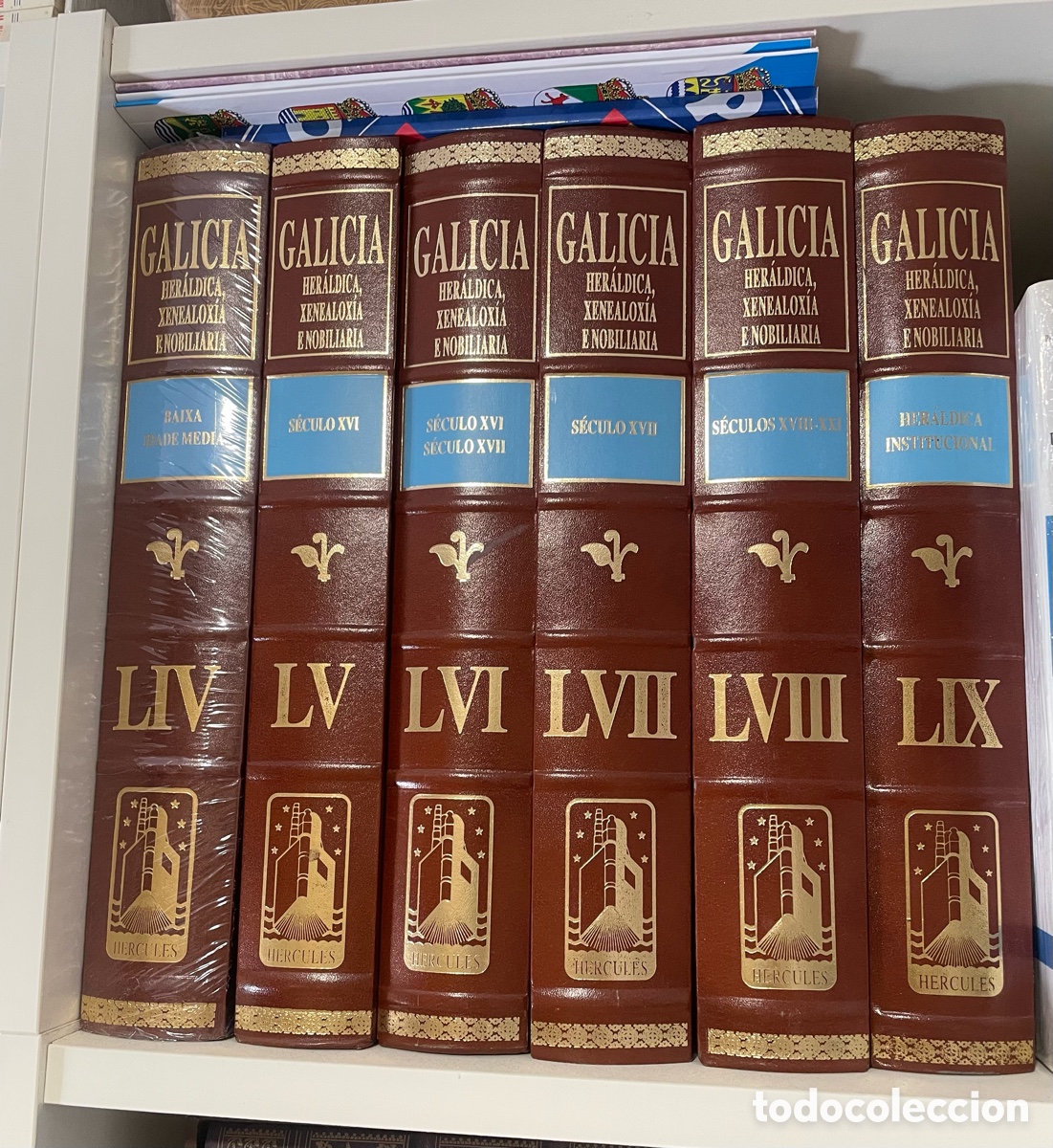 Second hand books: Her&aacute;ldica y Genealog&iacute;a de Galicia 6 tomos Proyecto Galicia