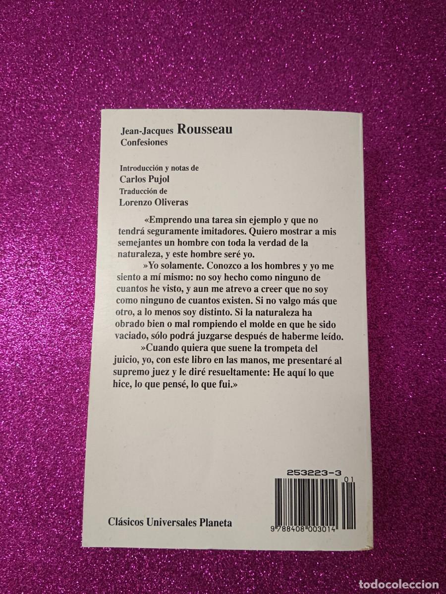 Libros de segunda mano: CONFESIONES. JEAN JACQUES ROUSSEAU - Foto 3
