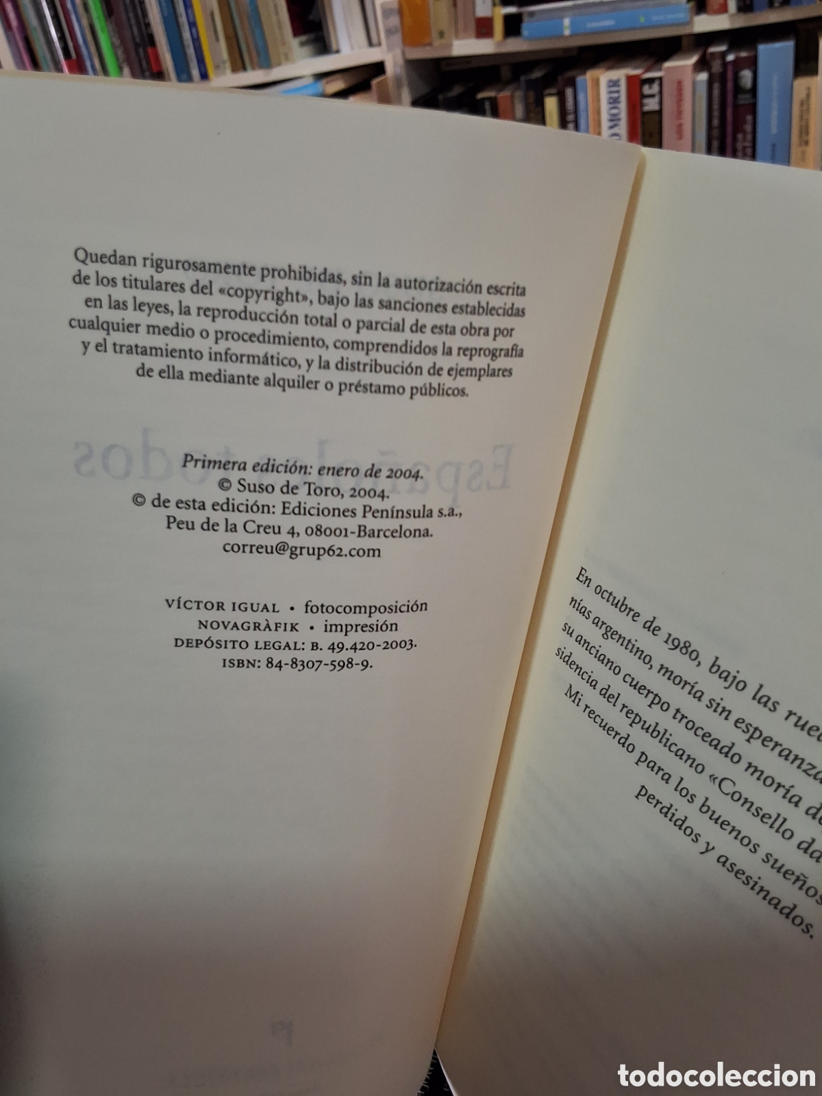 Libros de segunda mano: ESPA&Ntilde;OLES TODOS - SUSO DEL TORO - ENV&Iacute;O DESDE 1&euro; - Foto 5