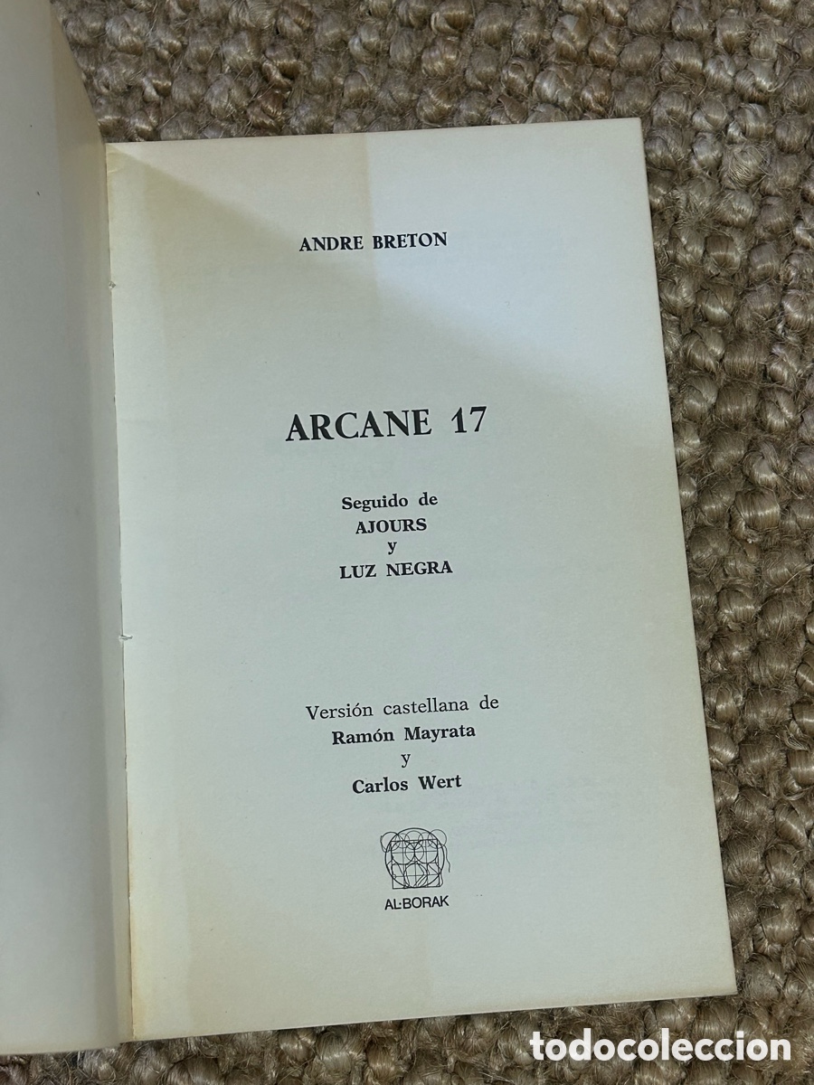 Libros de segunda mano: Arcane 17 - Andr&eacute; Breton - Al Borak (1972) - Foto 3