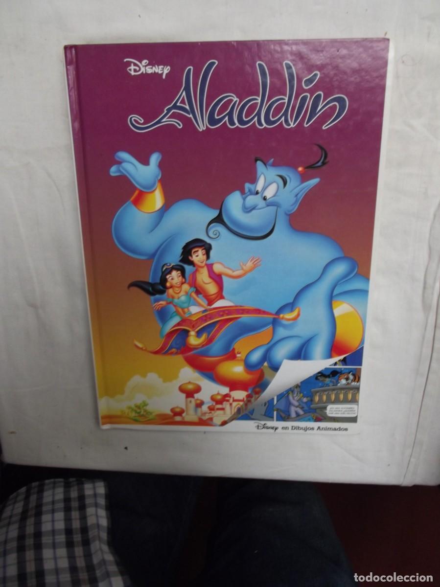 Libros de segunda mano: DISNEY ALADDIN EN DIBUJOS ANIMADOS