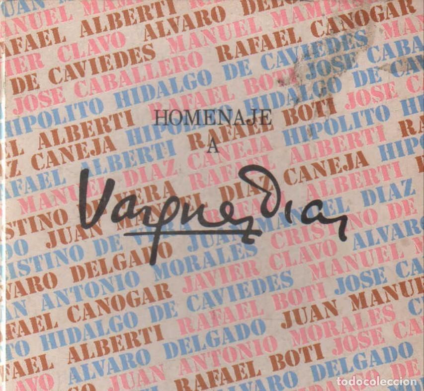 Libros de segunda mano: HOMENAJE A V&Aacute;ZQUEZ D&Iacute;AZ. A-ART-5126