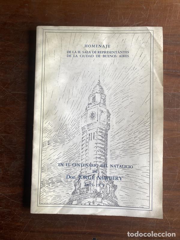 Libros de segunda mano: Homenaje de la H. Sala de Representantes de la Ciudad de Buenos Aires en el Centenario del Natalicio