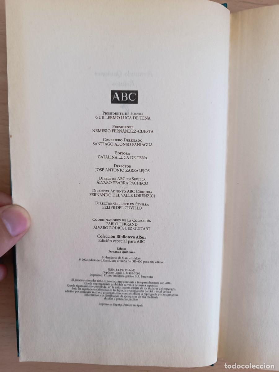 Libros de segunda mano: Relatos Fernando Qui&ntilde;ones - Foto 3