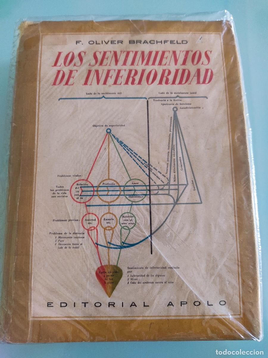 Libros de segunda mano: Los sentimientos de inferioridad. Oliver Brachfeld. Ed. Apolo. 1944.