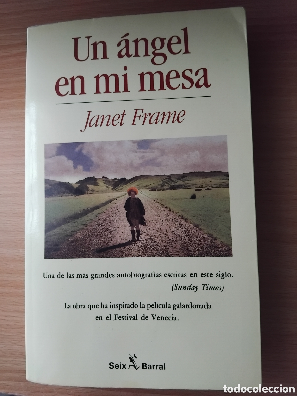 Libros de segunda mano: Un &aacute;ngel en mi mesa;Janet Frame;Seix Barral;Primera edici&oacute;n 1991