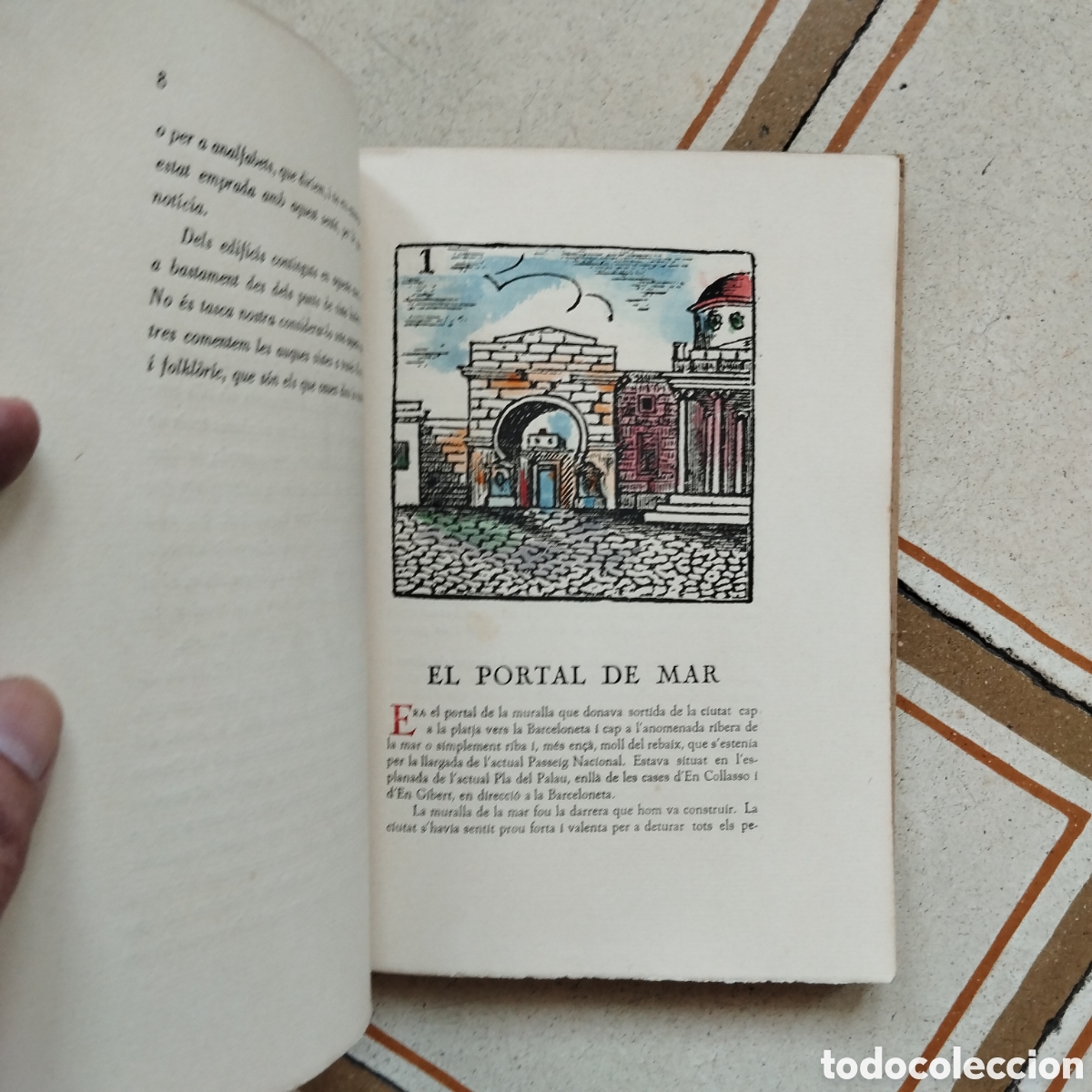 Libros de segunda mano: (Acolorit a m&agrave;) JOAN AMADES AUQUES COMENTADES AUCA EDIFICIS FUNCIONS BARCELONA JOCS MAINADA - Foto 8