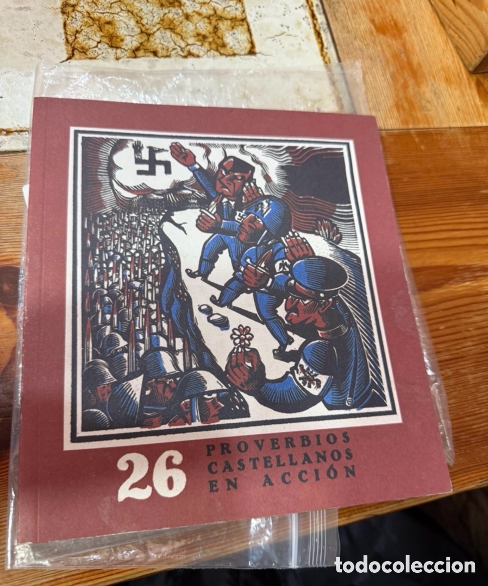 Libros de segunda mano: Libro (guerra civil) muy raro de encontrar 26 proverbios y acciones 1937