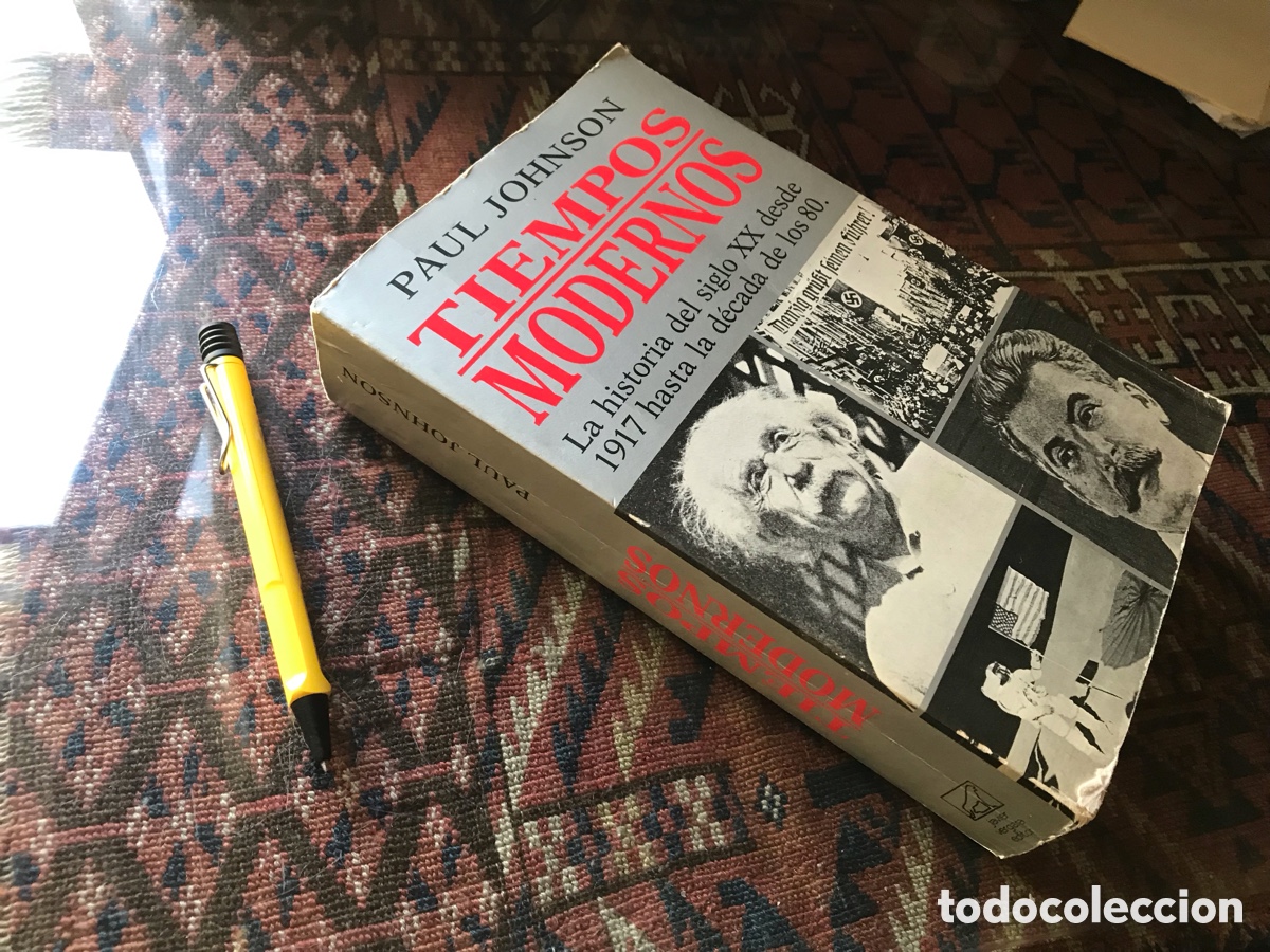 Libros de segunda mano: Tiempos modernos. Paul Johnson. Javier Vergara editor