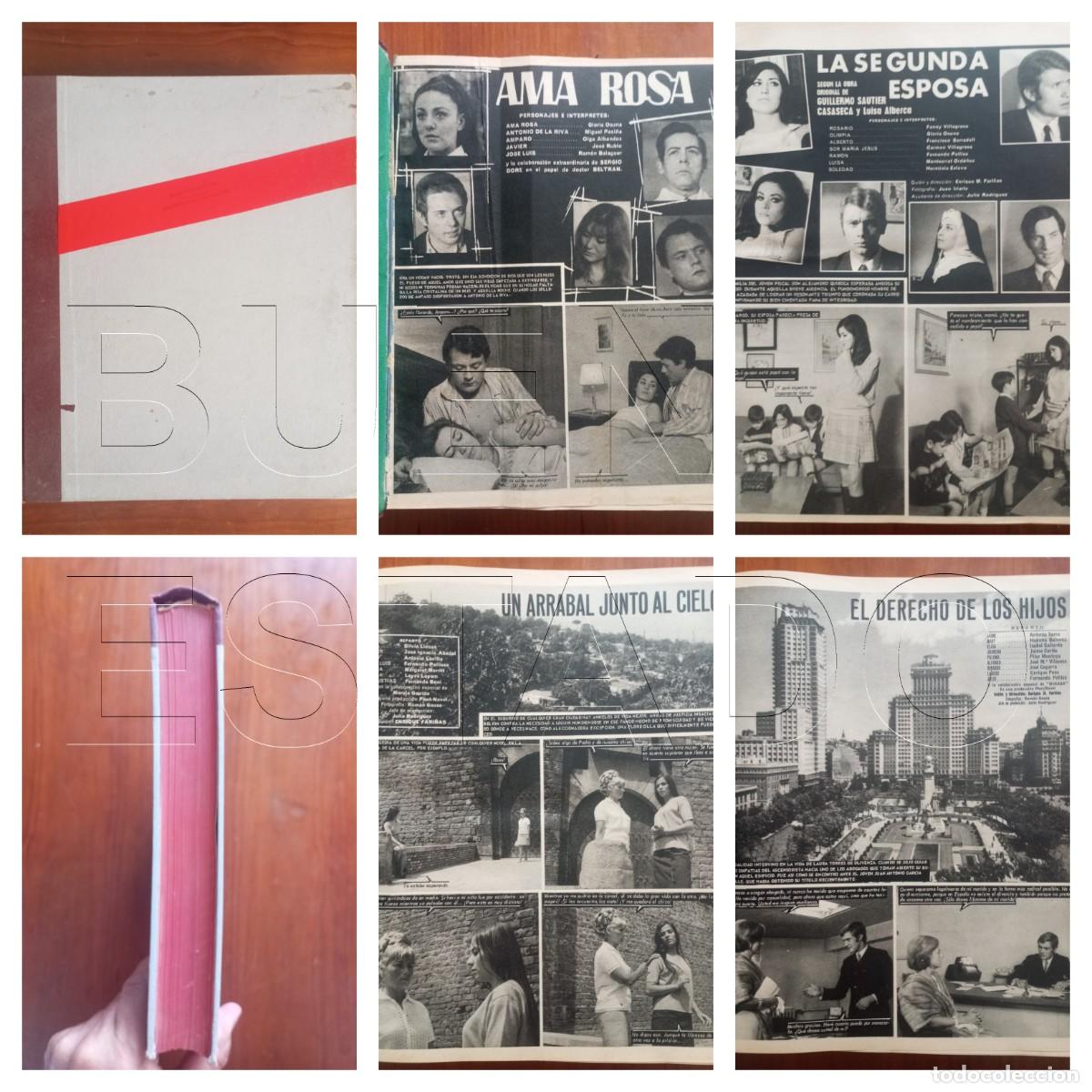 Libros de segunda mano: AMA ROSA Y MUCHAS FOTONOVELAS EN UN TOMO GLORIA OSUNA MIGUEL PECI&Ntilde;A 33 CMS 3 KILOS