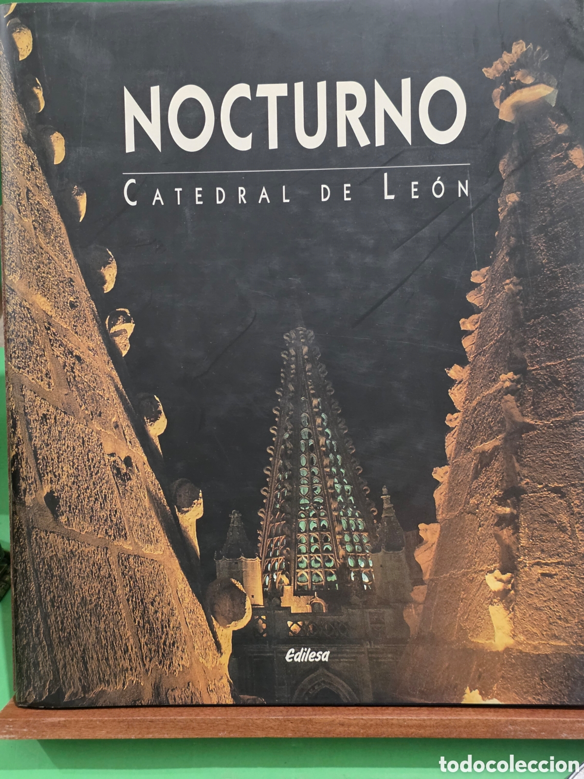 Libros de segunda mano: &rdquo;&rdquo;NOCTURNO, CATEDRAL DE LE&Oacute;N&rdquo;&rdquo;...FOTOS MANUEL MARTIN... POEMAS ANGEL FIERRO...EDILESA...1993...