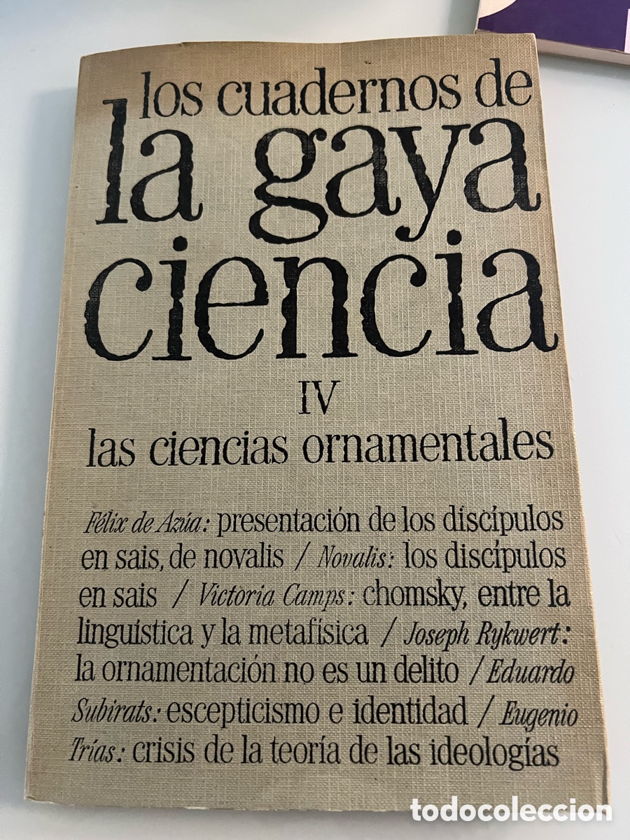 Libros de segunda mano: Los Cuadernos de La Gaya Ciencia. Primera Edicion 1976. La Gaya ciencia