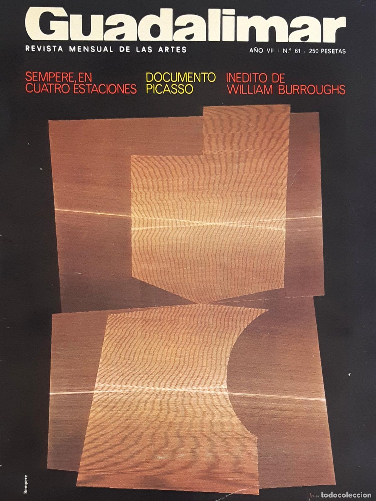 Libros de segunda mano: REVISTA 'GUADALIMAR', N&ordm; 61, OCTUBRE 1981, IMPECABLE ESTADO, AGOTADA, DESCATALOGADA
