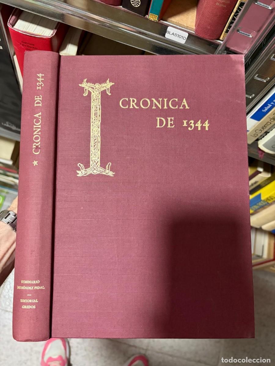 Libros de segunda mano: BLAS101D Cr&oacute;nica de 1344, Seminario Men&eacute;ndez Pidal, Editorial Gredos