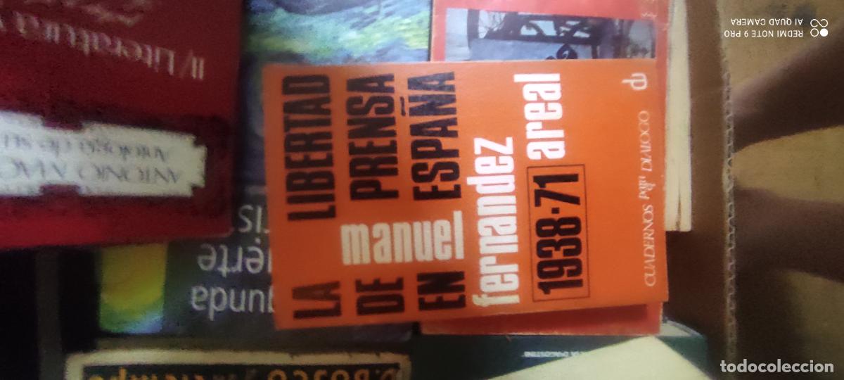 Libros de segunda mano: LA LIBERTAD DE PRENSA EN ESPA&Ntilde;A 1938 - 1971 (MANUEL FERNANDEZ AREAL)