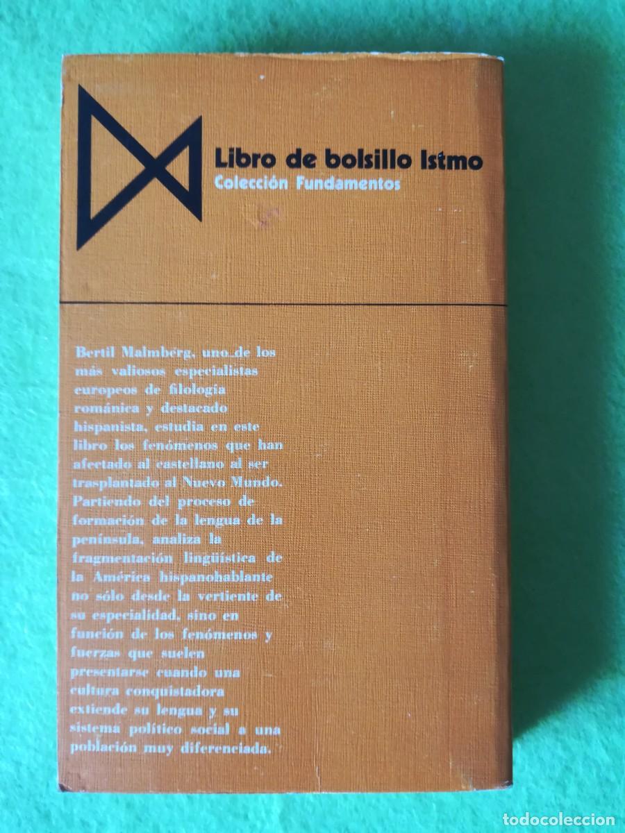 Libros de segunda mano: La America hispanohablante Bertil Malmberg istmo 1970 - Foto 2