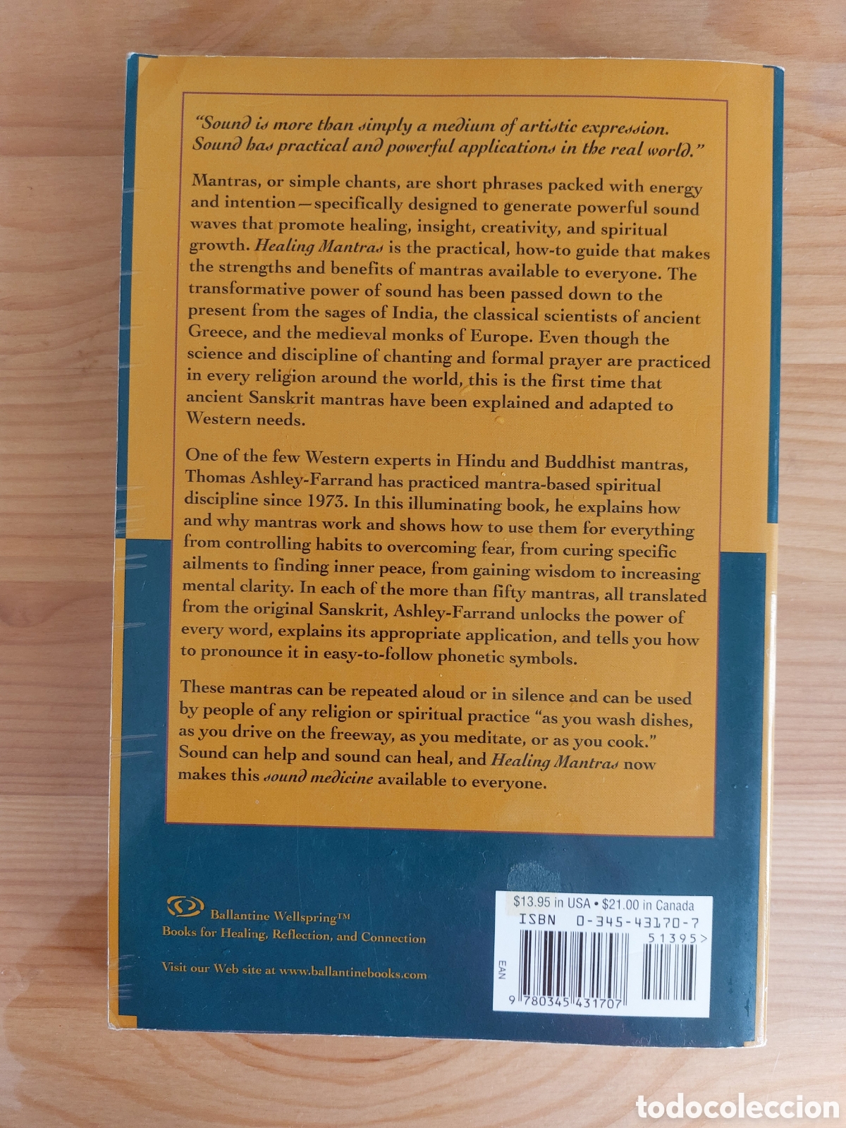 Libros de segunda mano: Healing mantras. Thomas Ashley-Farrand - Foto 5