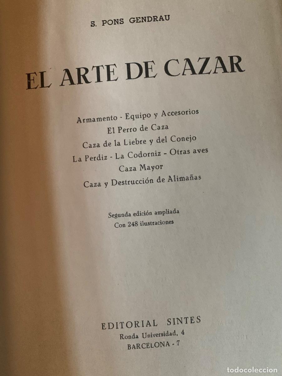 Libros de segunda mano: El Arte de Cazar (Bols 50) - Foto 2
