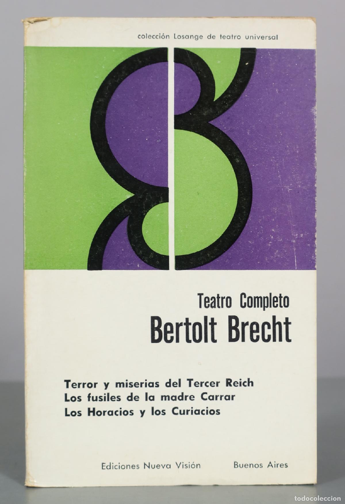 Livros em segunda m&atilde;o: Teatro Completo - Bertolt Brecht - Ediciones Nueva Visi&oacute;n