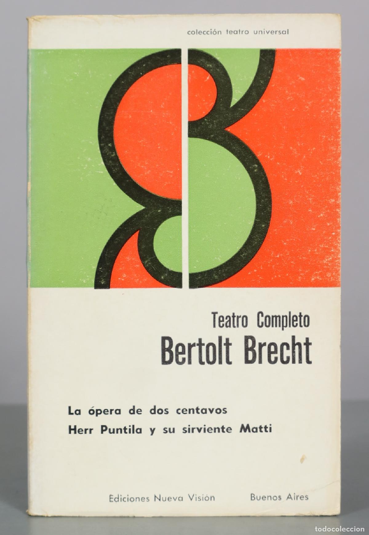 Livros em segunda m&atilde;o: Teatro Completo - Bertolt Brecht - Ediciones Nueva Visi&oacute;n