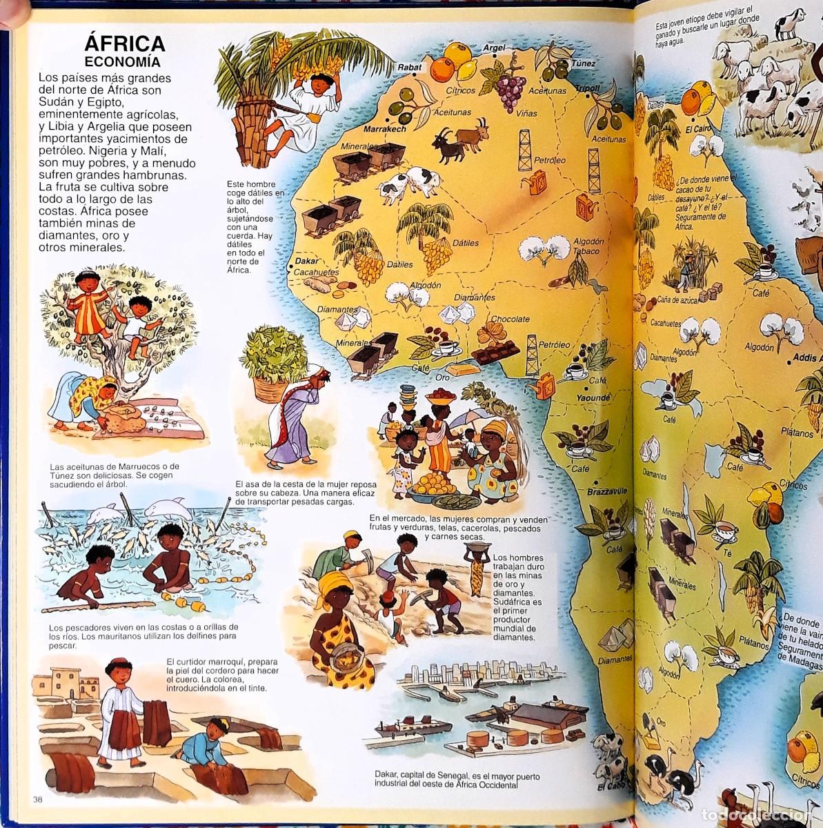Libros de segunda mano: Atlas de los ni&ntilde;os - &Eacute;ditions Fleurus, 1998 - Foto 10