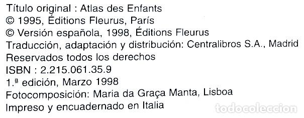 Libros de segunda mano: Atlas de los ni&ntilde;os - &Eacute;ditions Fleurus, 1998 - Foto 11