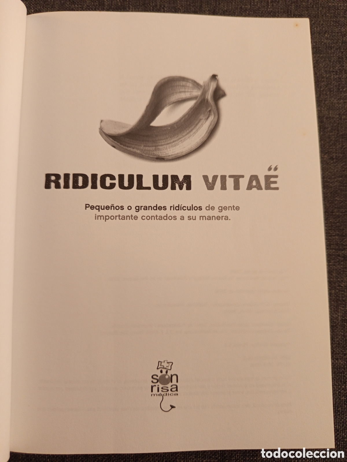 Libros de segunda mano: RIDICULUM VITAE (LA SONRISA MEDICA) - Foto 2