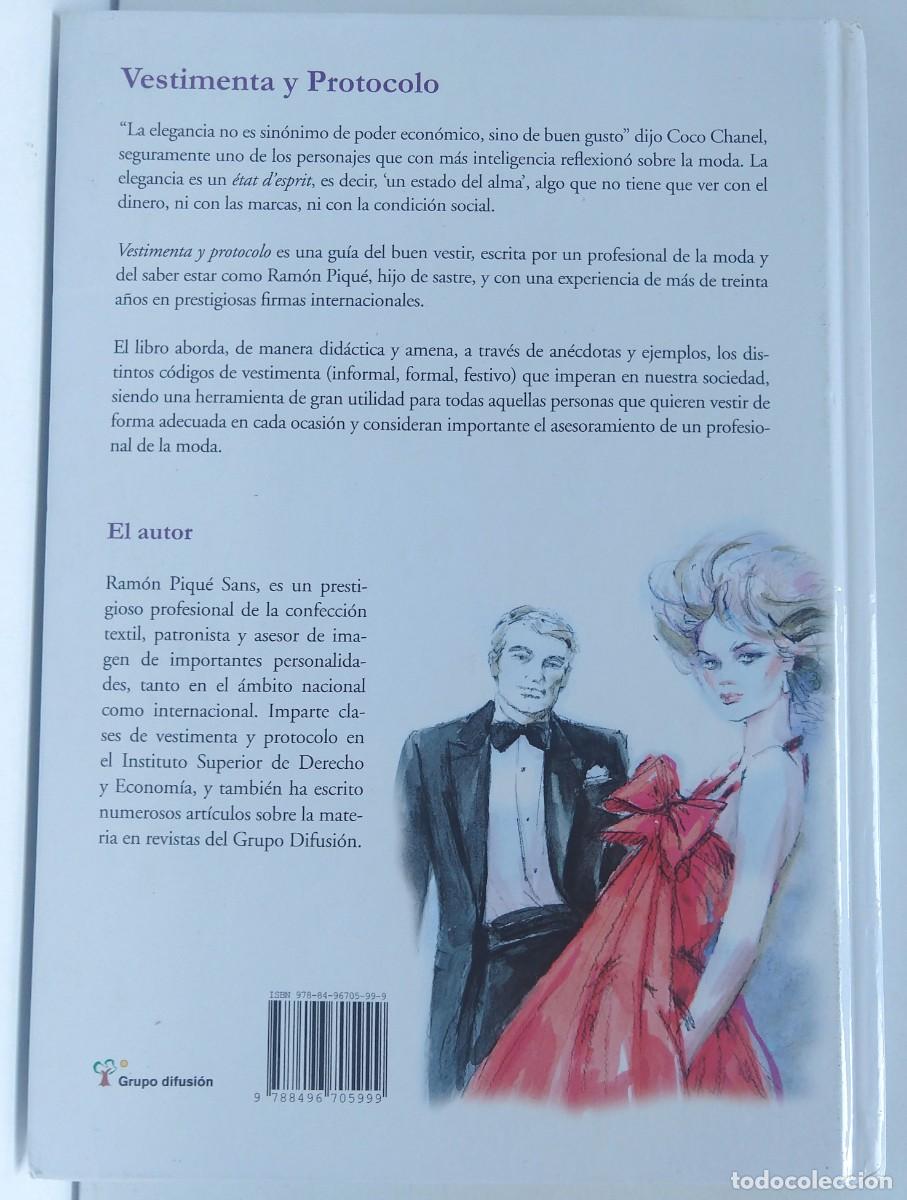 Libros de segunda mano: Vestimenta y Protocolo &ndash; Ram&oacute;n Piqu&eacute; Sans - Foto 2