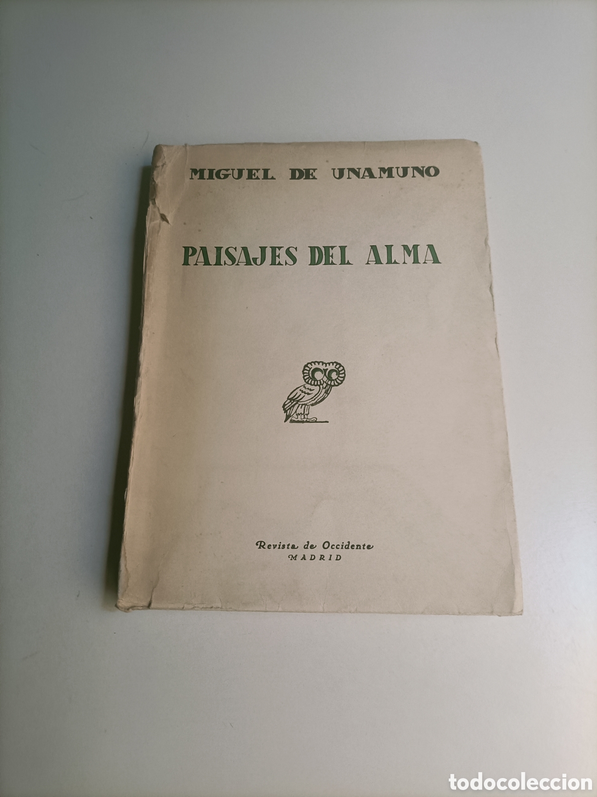 Libros de segunda mano: Paisajes del alma Miguel de Unamuno. Revista de Occidente 1944
