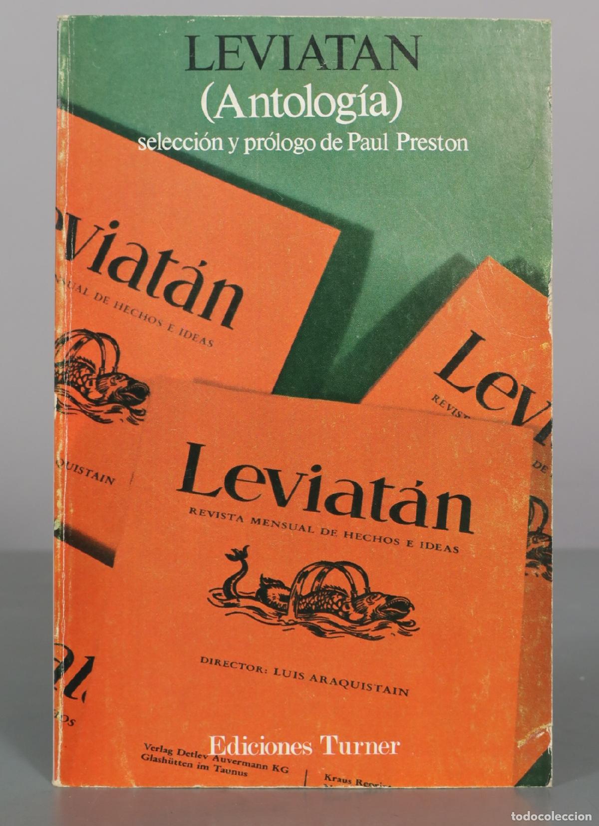 Libros de segunda mano: Leviat&aacute;n (Antolog&iacute;a) - Paul Preston - Ediciones Turner