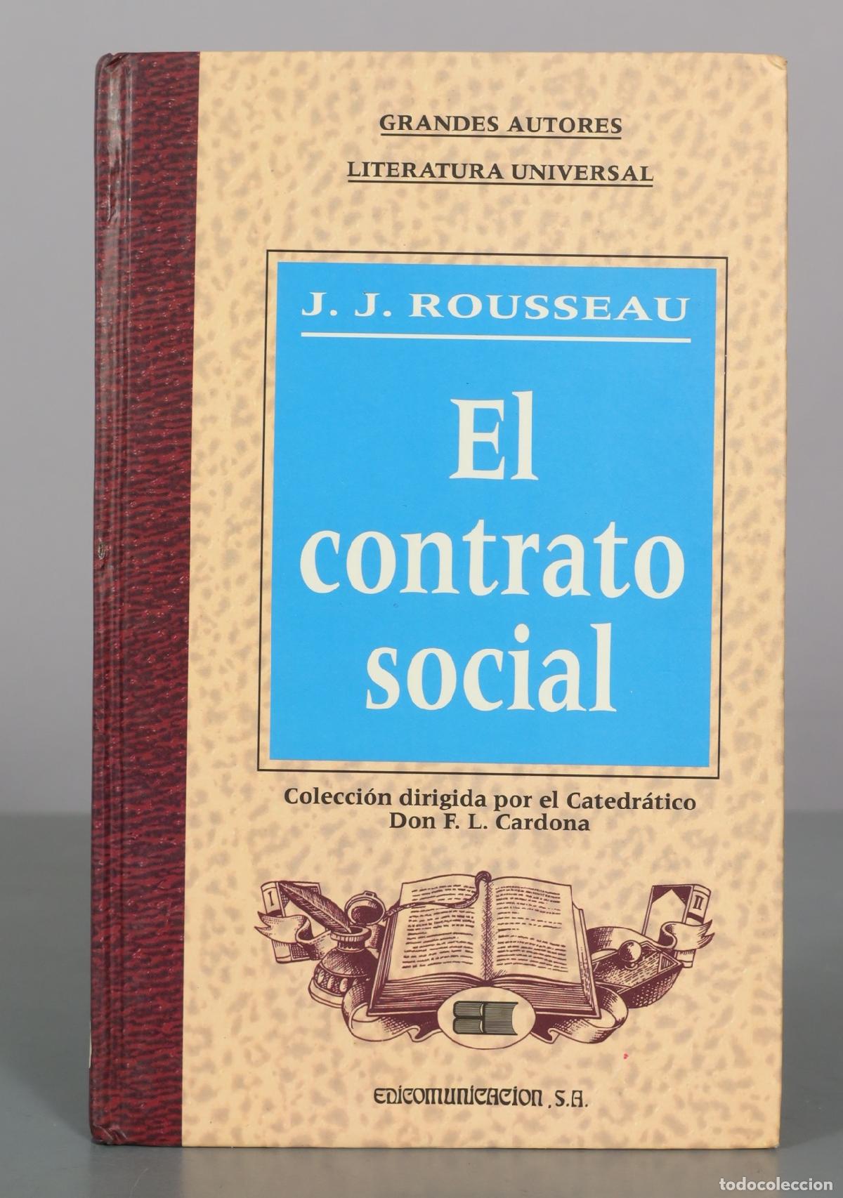 Libros de segunda mano: El contrato social - Jean-Jacques Rousseau - Edicomunicaci&oacute;n
